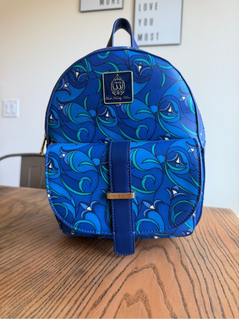 Disneyland Loungefly Club 33 Le Salon Nouveau Backpack
